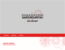 Tablet Screenshot of parakalein.com.br